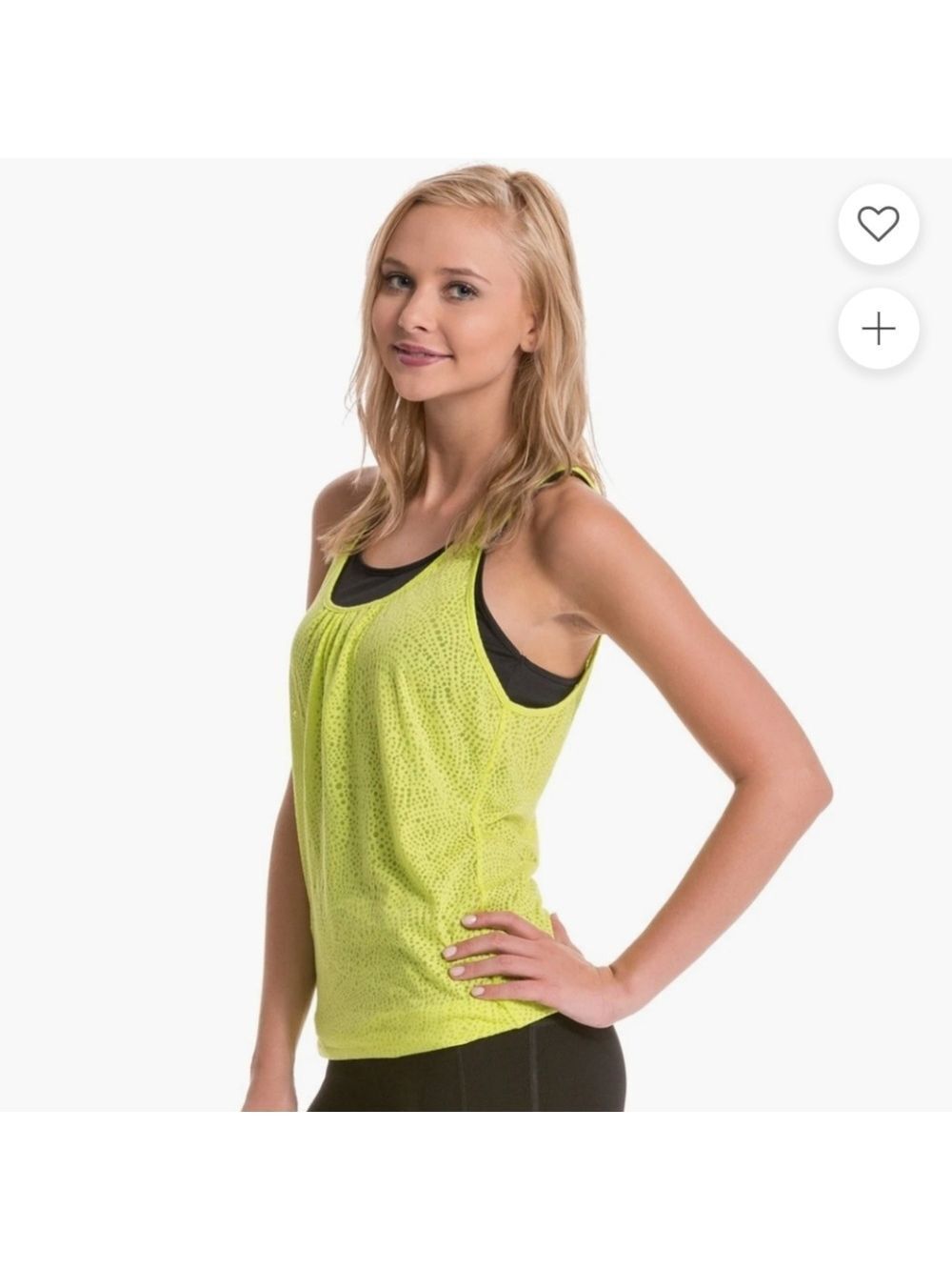 PrAna Wild Lime Mika Tank Top